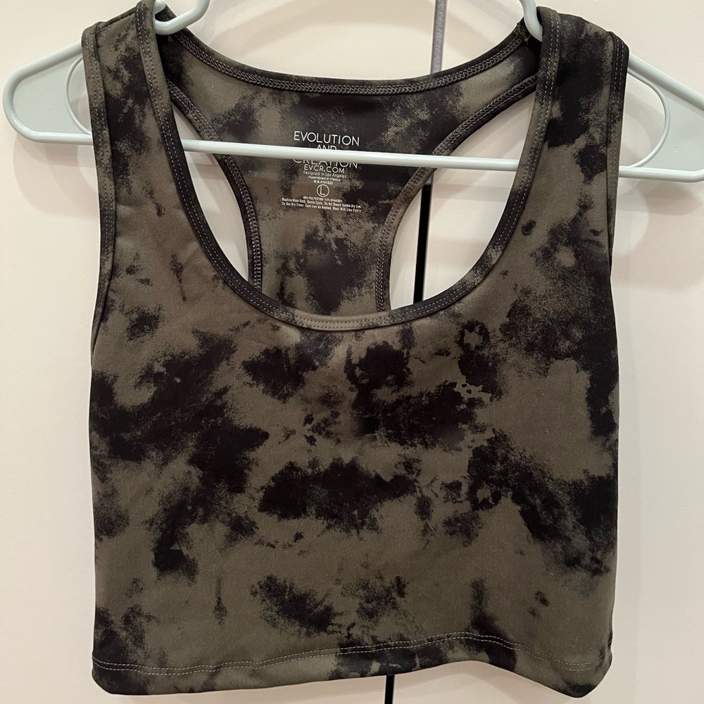 racerback tie dye tank